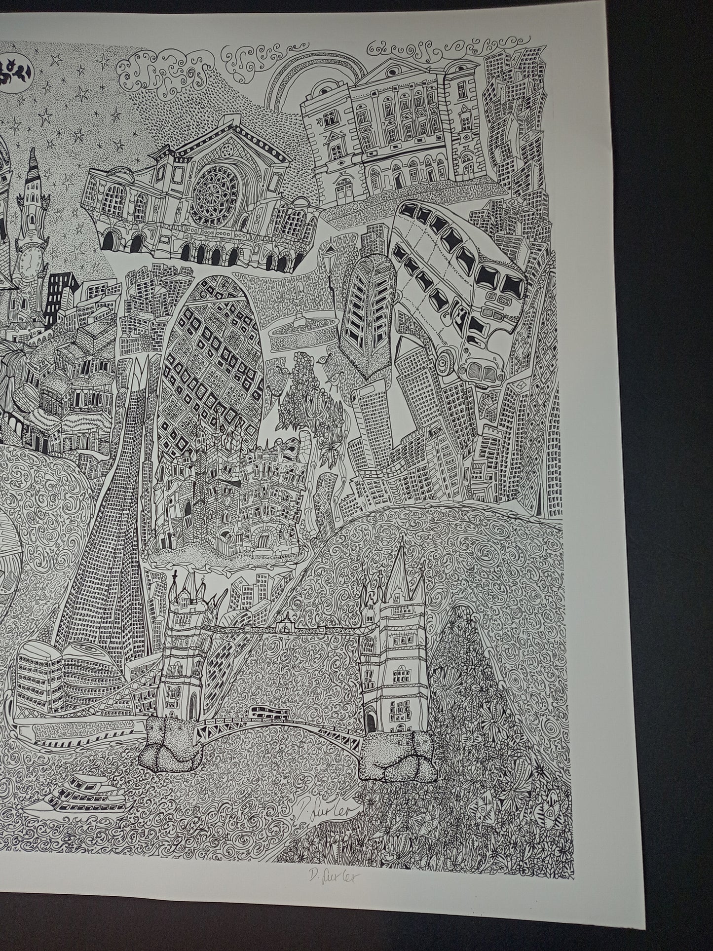 London Scene limited edition A1 /100