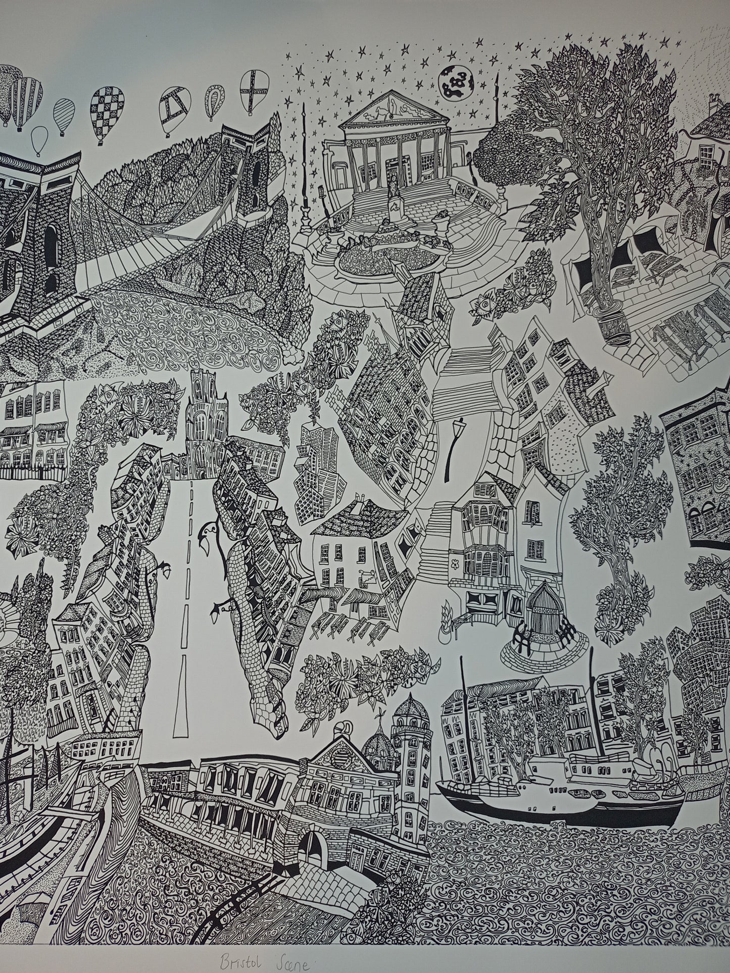 Bristol Scene limited edition A2 /100