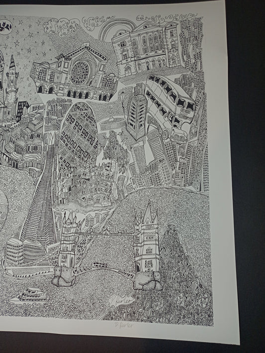 London Scene A2 limited edition /100