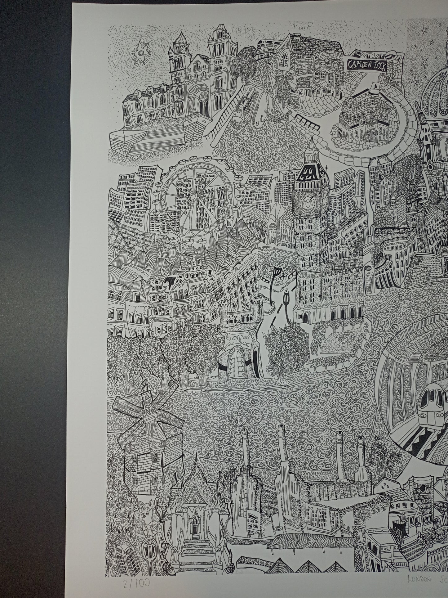 London Scene limited edition A1 /100
